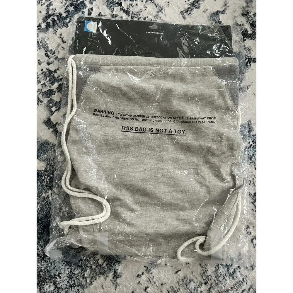Property Of UNC Chapel‎ Hill Gray Hoodie Cinch Bag NWT